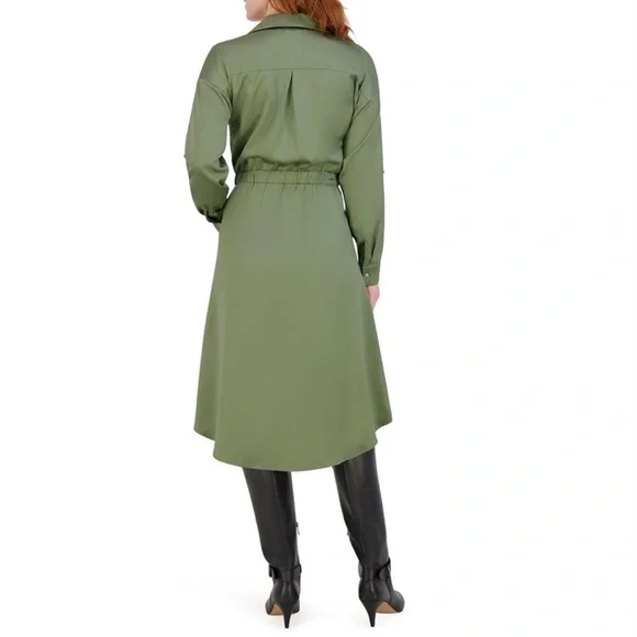 French Connection Women's Long Shirt Dress - Picture 3 of 4